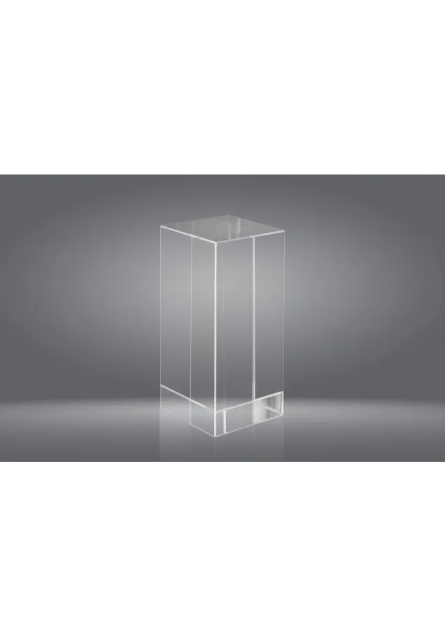 Trofeo cristal prisma rectangular
