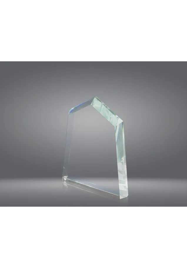 Trofeo cristal prisma color