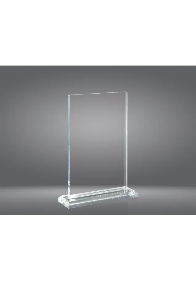 Trofeo cristal rectangular