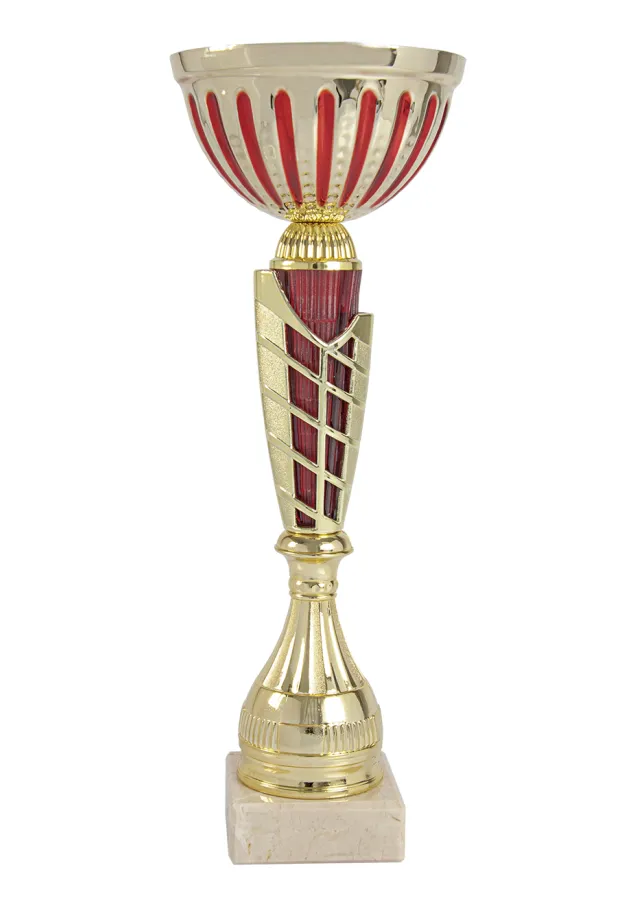 Trofeo copa balón detalle rojo