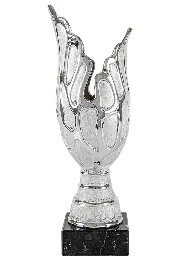 Trofeo jarrón plata labrado
