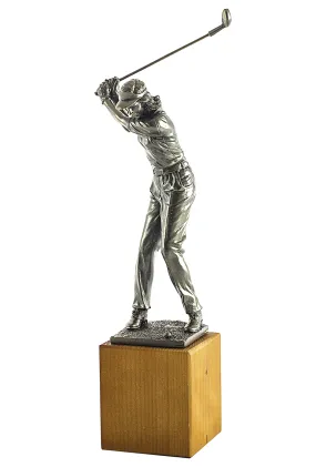 Trofeo una jugadora golf