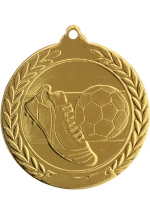 Medalla fútbol en relieve 50mm 