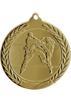 Medalla Karate en relieve 50mm