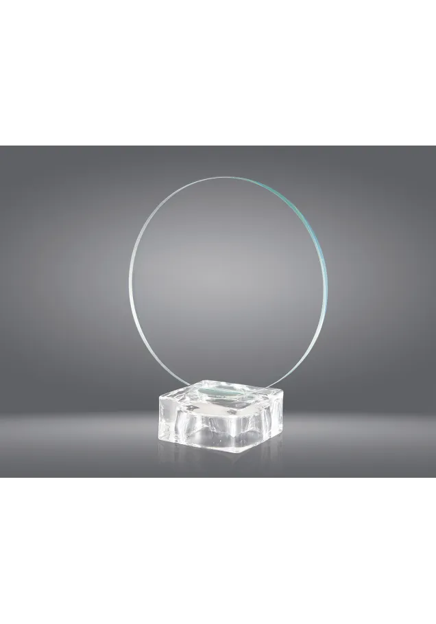 Trofeo cristal imagen personalizada