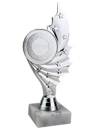 Trofeo plateado multideporte