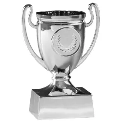 Mini trofeo plata para niños y fiestas