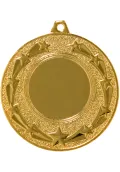 Medalla de metal dorada con laurel 2059 Thumb