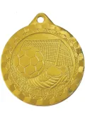 Medalla de Oro con Diseño de Escudo y Laurel – Ideal para Reconocimientos y Premiaciones 2062 Thumb