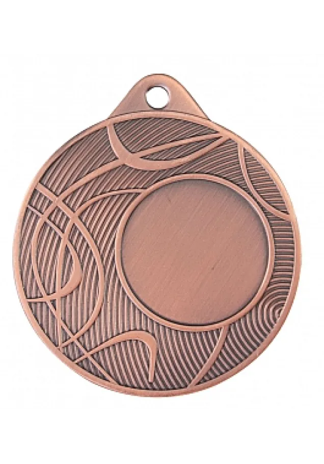 Medalla de Metal Dorada con Diseño Moderno