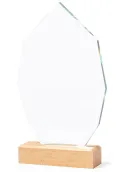 Trofeo de Cristal con Base de Madera – Diseño Exclusivo Thumb