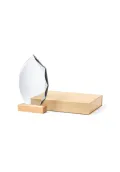 Trofeo de Cristal con Base de Madera – Diseño Exclusivo Thumb