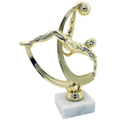 Trofeo de Futbol Dorado con Base Negra – Premio Deportivo de Alta Calidad 🏆🏐