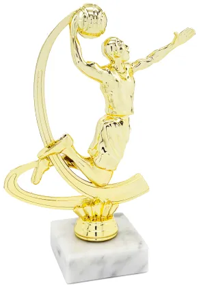 Trofeo de Baloncesto Dorado con Base de Mármol – Premio Elegante y Exclusivo 🏆🏐