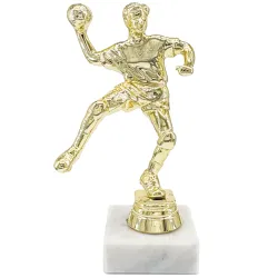 Trofeo de Balonmano Dorado con Base de Mármol – Premio para Campeones y Equipos 🤾‍♂️🏆
