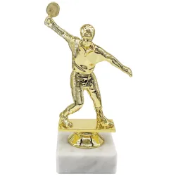 Trofeo de Tenis de Mesa Dorado con Base de Mármol – Premio para Torneos y Campeonatos 🏓🏆