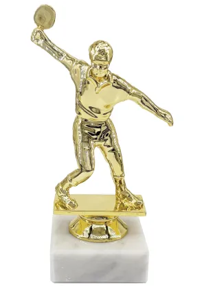Trofeo de Tenis de Mesa Dorado con Base de Mármol – Premio para Torneos y Campeonatos 🏓🏆
