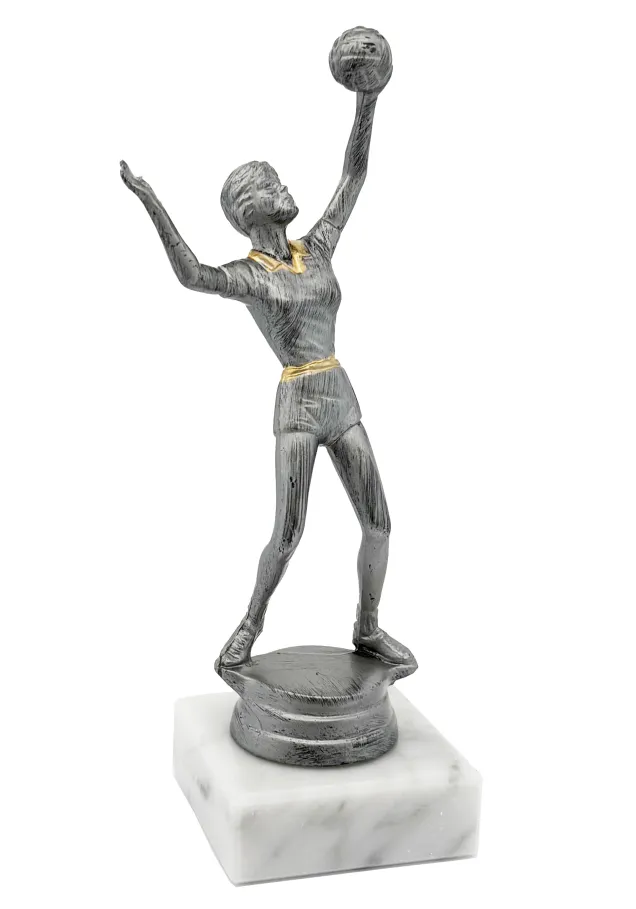 Trofeo de Voleibol Femenino con Base de Mármol – Premio Elegante para Competencias y Torneos 🏐🏆