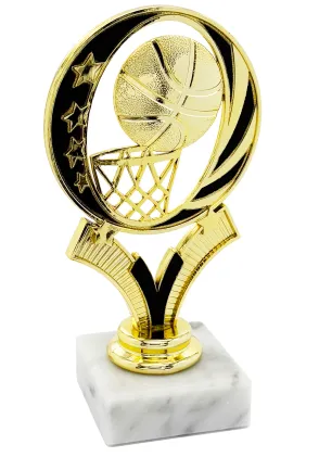 Trofeo de Baloncesto con Diseño Dorado – Premio para Campeonatos y Torneos 🏀🏆