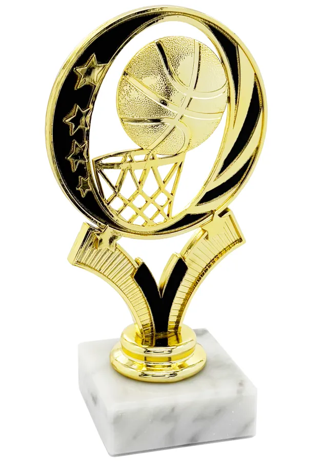 Trofeo de Baloncesto con Diseño Dorado – Premio para Campeonatos y Torneos 🏀🏆