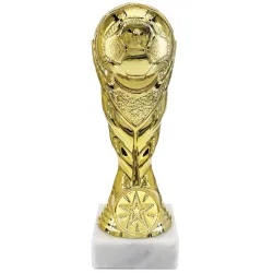 Trofeo de Fútbol Dorado con Base de Mármol – Premio para Campeonatos y Torneos