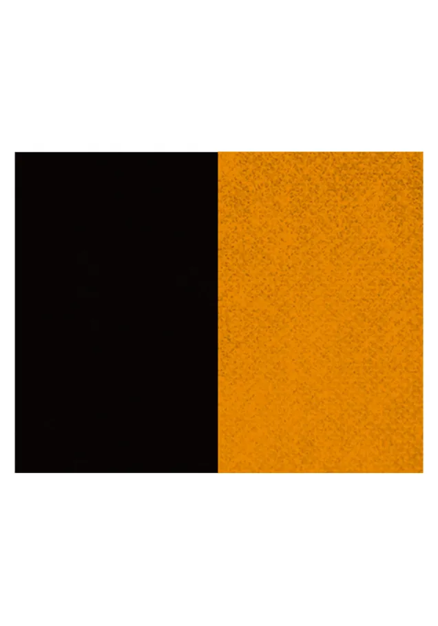 Cinta para medalla negro naranja