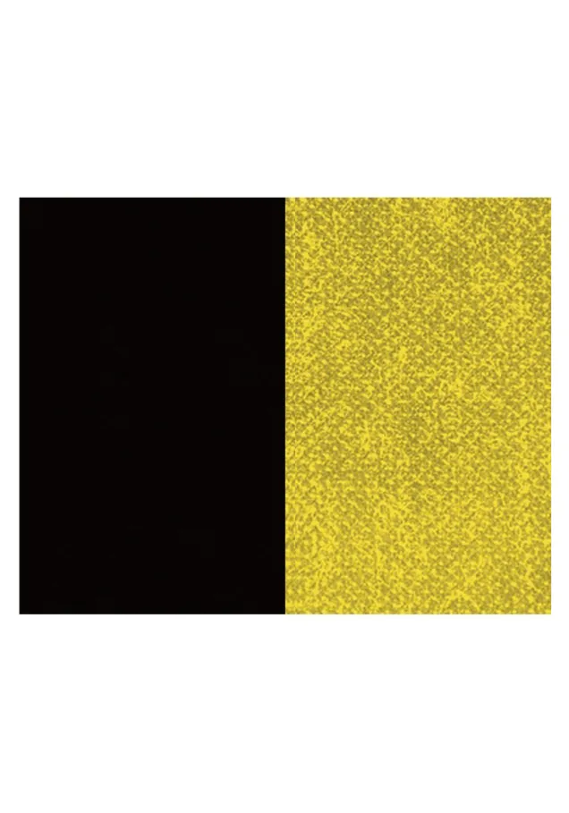 Cinta para medalla negro amarillo