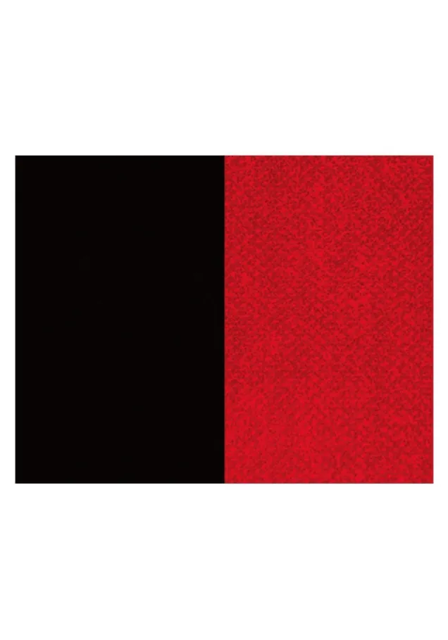 Cinta para medalla negro rojo